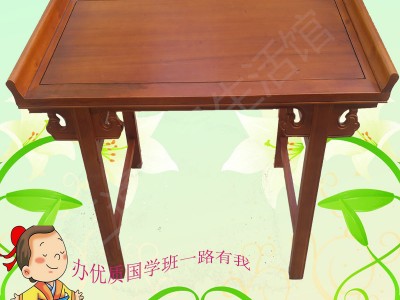 实木书法桌幼儿园培训课桌椅-- 武邑聚贤庄家具有限公司